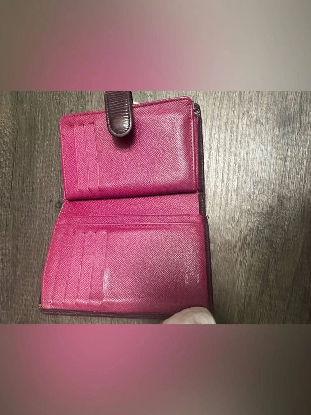 Louis Vuitton Epi Leather French Purse Wallet